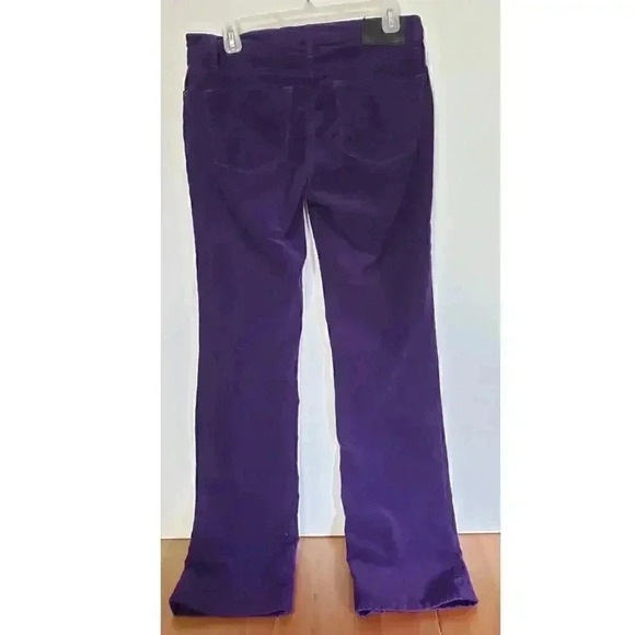 Lauren Ralph Lauren Classic Straight Corduroy Pants plum purple womens size 6 - Picture 3 of 4